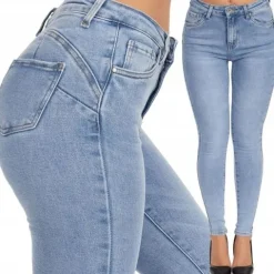 109_ Spodnie damskie jeans rurki - Goodies _L/40