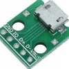 Adapter gniazda Micro USB na PCB do lutowania