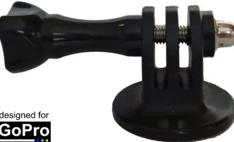 ADAPTER Z GWINTU 1/4'' NA MOCOWANIE GOPRO ZE ŚRUBĄ