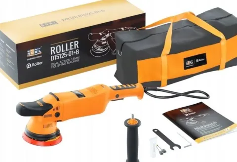 ADBL Roller D15125 + B Maszyna Polerska Polerka DA Dual Action 15mm + Torba