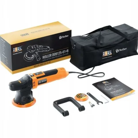 ADBL ROLLER D09125-01 MASZYNA POLERSKA 9MM + 3 PADY, PASTA POLERSKA, TORBA