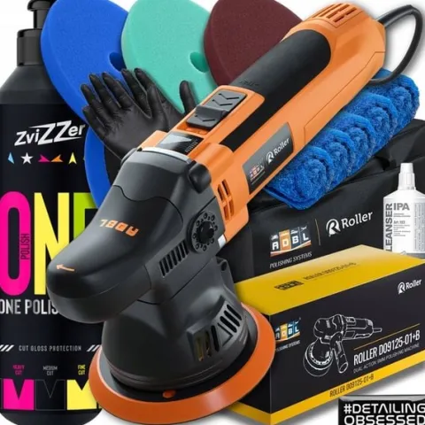 ADBL ROLLER D09125-01 MASZYNA POLERSKA 9MM + 3 PADY, PASTA POLERSKA, TORBA