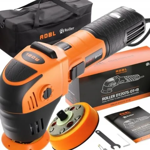 ADBL Roller D12075 Zestaw Maszyna Polerska Torba Pasta Polerka Lakieru Auta