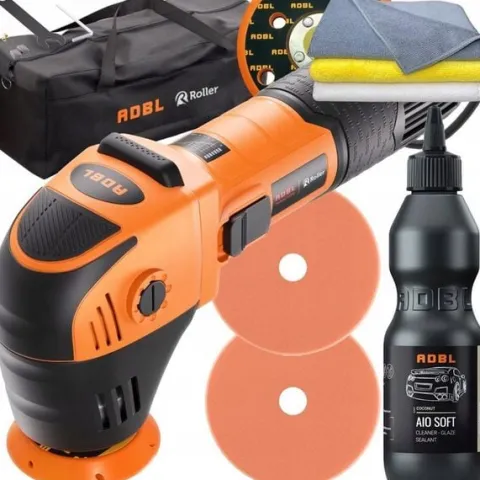 ADBL Roller D12075 Zestaw Maszyna Polerska Torba Pasta Polerka Lakieru Auta