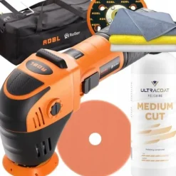 ADBL Roller D12075 Zestaw Maszyna Polerska Pasta Ultracoat Polerka Lakieru