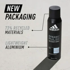 ADIDAS DYNAMIC PULSE DEZODORANT W SPRAYU DLA MĘŻCZYZN 150 ML