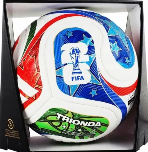 ADIDAS PIŁKA NOŻNA MECZOWA FIFA WORLD CUP 2026 TRIONDA PRO JD8021 r 5
