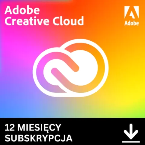 Adobe Creative Cloud 1 Rok INDYWIDUALNE KONTO