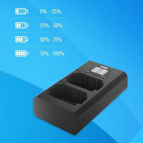 Ładowarka dwukanałowa Newell DL-USB-C do akumulatorów DMW-BLG10 Panasonic