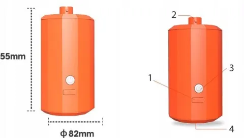 AEROGOGO GIGA PUMP 80 P80G-01 POMPKA DO NAMIOTU MATERACA elektryczna