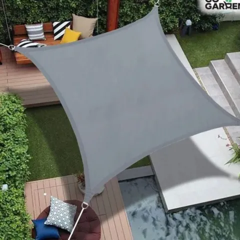 Żagiel zacieniacz materiał UV przeciwsłoneczny grafit daszek do ogrodu 3x2m