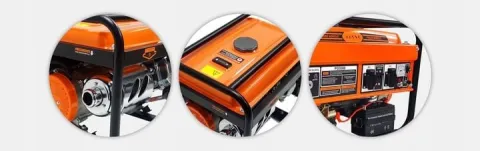 Agregat prądotwórczy przenośny benzynowy generator prądu 7km AVR 3000W