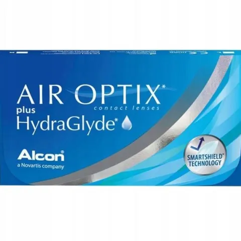 AIR OPTIX HYDRAGLYDE 6 SZT SOCZEWKI KONTAKTOWE MIESIĘCZNE MOC -2,50