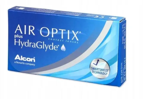 AIR OPTIX HYDRAGLYDE 6 SZT SOCZEWKI KONTAKTOWE MIESIĘCZNE MOC -2,50