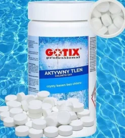 Aktywny Tlen do Basenu Jacuzzi Tabletki bez Chloru 2w1 Zestaw DOZOWNIK