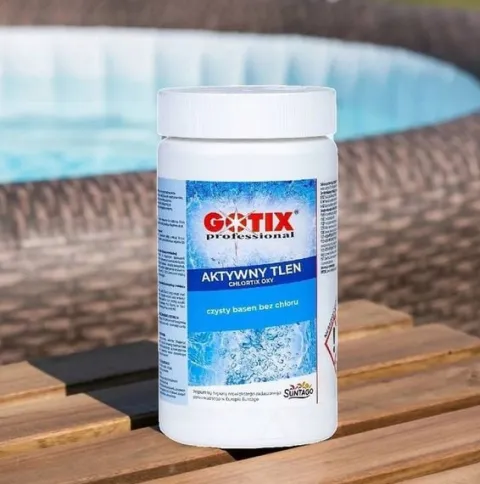 Aktywny Tlen do Basenu Jacuzzi Tabletki bez Chloru 2w1 Zestaw DOZOWNIK