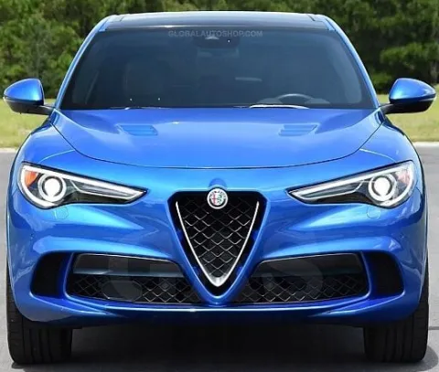 Alfa Romeo Stelvio - Listwy na grill chrom atrapa zderzak Tuning