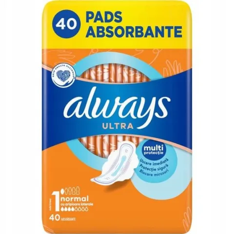 Always Ultra Normal Podpaski ze skrzydełkami 40 szt