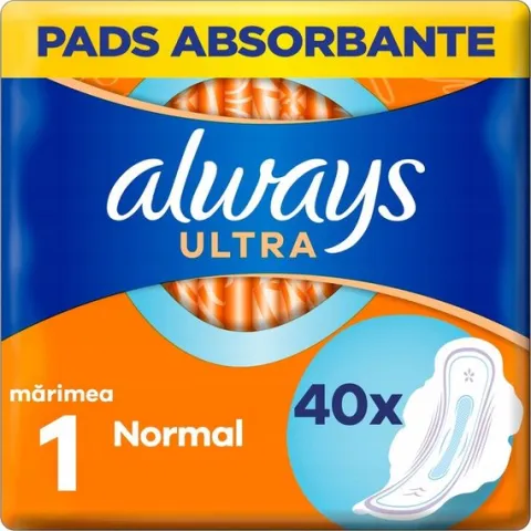 Always Ultra Normal Podpaski ze skrzydełkami 40 szt