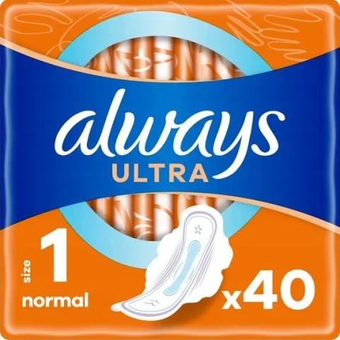 Always Ultra Normal Podpaski ze skrzydełkami 40 szt