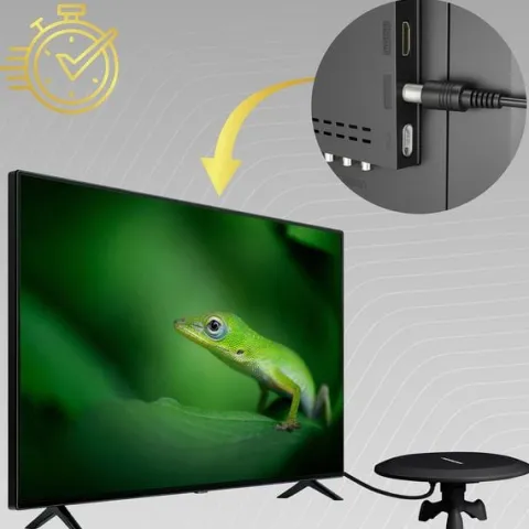 Antena wewnętrzna zewnętrzna TV ultra HD 4K Berdsen BD-955 czarna
