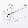 Antena zewnętrzna kierunkowa TV ultra HD 4K Berdsen BD-951