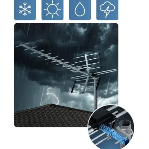 Antena zewnętrzna kierunkowa TV ultra HD 4K Berdsen BD-951