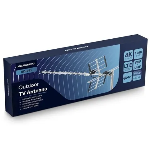 Antena zewnętrzna kierunkowa TV ultra HD 4K Berdsen BD-951