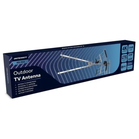 Antena zewnętrzna kierunkowa TV ultra HD 4K Berdsen BD-954