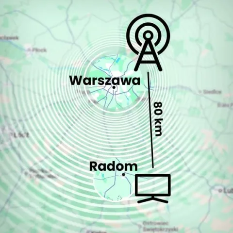 Antena zewnętrzna kierunkowa TV ultra HD 4K Berdsen BD-954