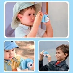 APARAT CYFROWY DLA DZIECI Dziecka Fotograficzny NIEBIESKI PREZENT+KARTA 4GB