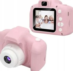 APARAT CYFROWY DLA DZIECI FOTOGRAFICZNY KAMERA GRY LCD EFEKTY + zawieszka