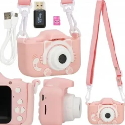 APARAT CYFROWY DLA DZIECI FULL HD 40 Mpx KAMERA GRY+KARTA 32gb ZESTAW XXL