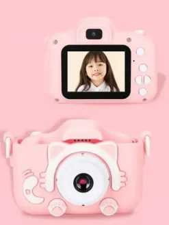 APARAT CYFROWY DLA DZIECI FULL HD 12MPX KAMERA GRY + KARTA 32GB ZESTAW XXL