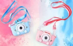 Aparat Cyfrowy Dla Dzieci Kamera Gry + Smycz Etui