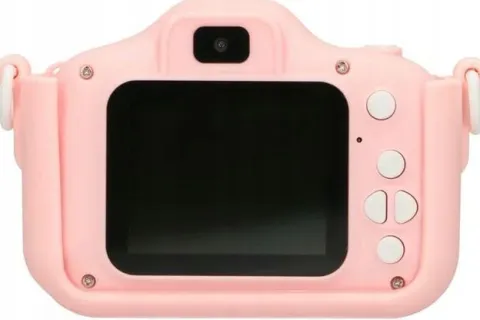 Aparat cyfrowy dziecięcy Extralink kids camera h27 dual pink różowy