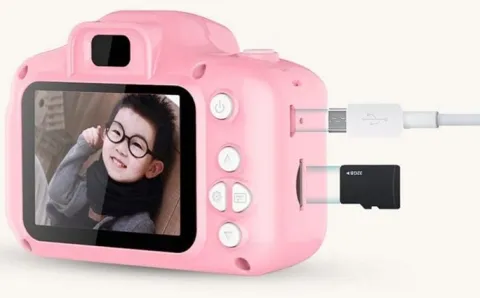 APARAT CYFROWY FOTOGRAFICZNY 40MPX ZABAWKA DLA DZIECI + KARTA 32GB + 4 GRY