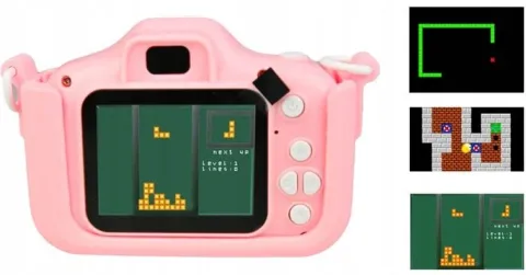 APARAT CYFROWY FOTOGRAFICZNY DLA DZIECI FULL HD JEDNOROŻEC + KARTA 32GB