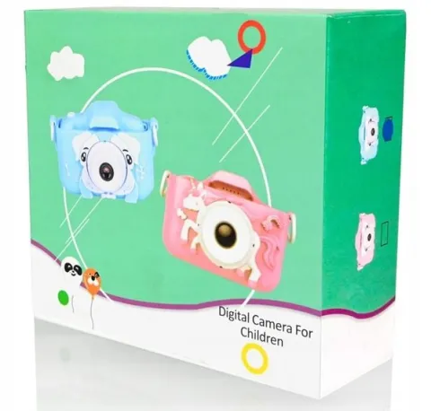 APARAT CYFROWY FOTOGRAFICZNY DLA DZIECI FULL HD JEDNOROŻEC + KARTA 32GB