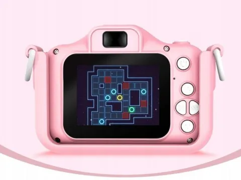 Aparat cyfrowy kamera dla dzieci jednorożec fotograficzny różowy cyfrowydla