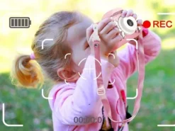 Aparat cyfrowy kamera dla dzieci jednorożec fotograficzny różowy cyfrowydla