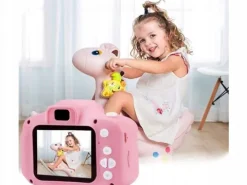 Aparat cyfrowy kamera dla dzieci jednorożec fotograficzny różowy cyfrowydla