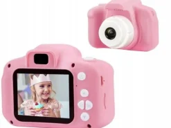 Aparat cyfrowy kamera dla dzieci jednorożec fotograficzny różowy cyfrowydla