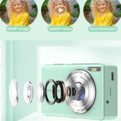 APARAT CYFROWY 1080P 44MP DOMOWY HD MINI APARAT FOTOGRAFICZNY DLA DZIECI