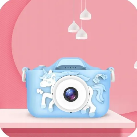 APARAT DLA DZIECI CYFROWY FOTOGRAFICZNY JEDNOROŻEC +KARTA 32GB NA PREZENT