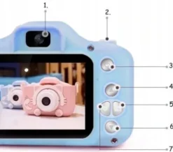 Aparat dla dzieci 1080p z grami +32GB karta pamięci prezent urodziny święta