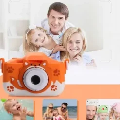 APARAT FOTOGRAFICZNY CYFROWY DLA DZIECI 40Mpx KAMERA ZABAWKA GRY+KARTA 32GB