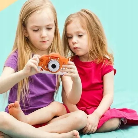 APARAT FOTOGRAFICZNY CYFROWY DLA DZIECI 40Mpx KAMERA ZABAWKA GRY+KARTA 32GB