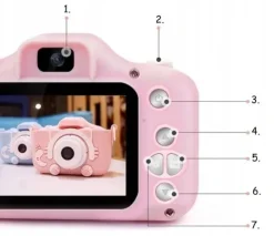APARAT FOTOGRAFICZNY CYFROWY DLA DZIECI + KARTA 32 GB