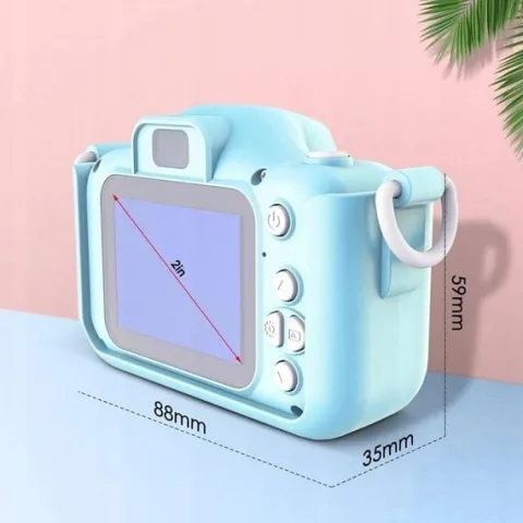 APARAT FOTOGRAFICZNY CYFROWY DLA DZIECI KAMERA ZABAWKA GRY + KARTA 32GB